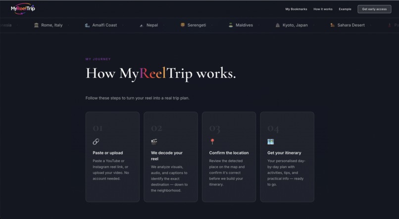 MyReelTrip – screenshot 2