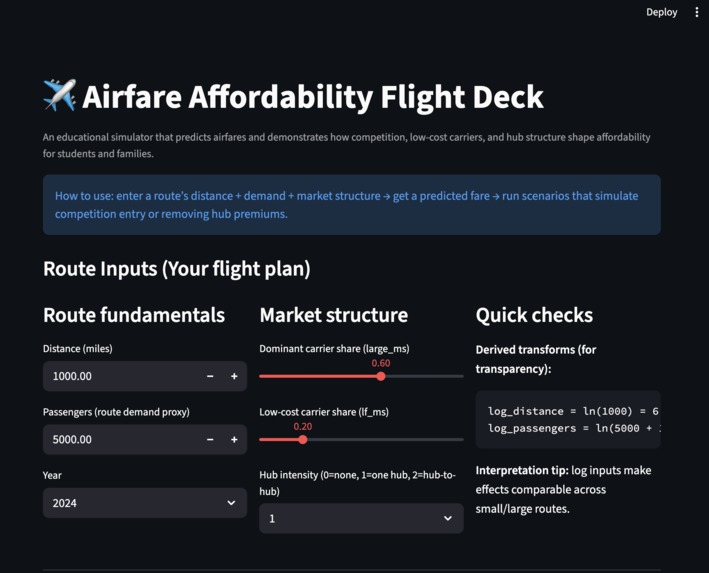 Team 46 - Why Is My Flight  SO EXPENSIVE? – screenshot 1