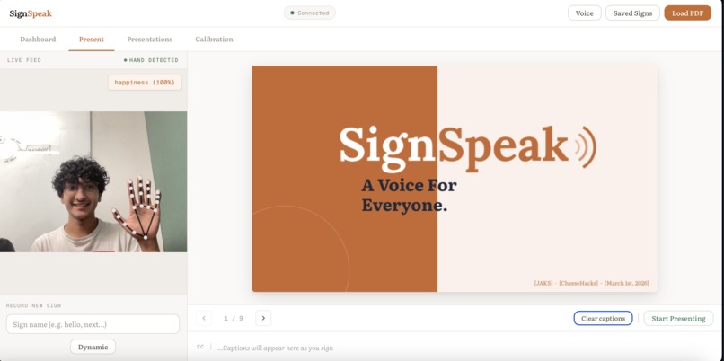 SignSpeak – screenshot 1