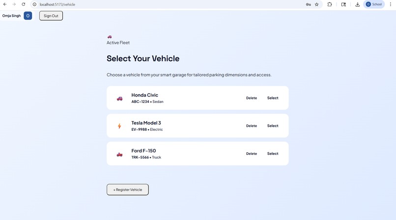 SmartPark – screenshot 3