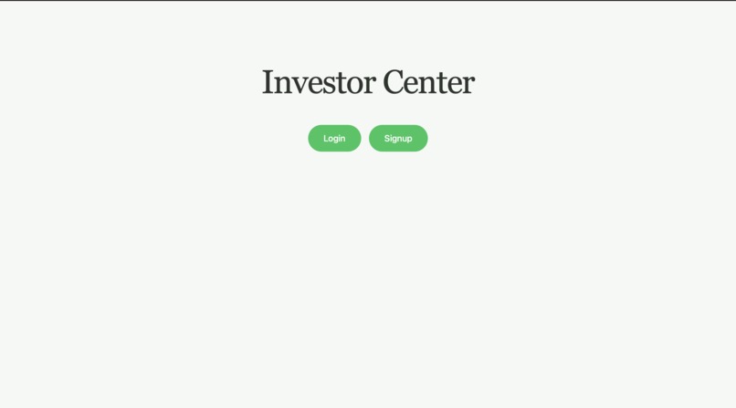 Investor Center – screenshot 1