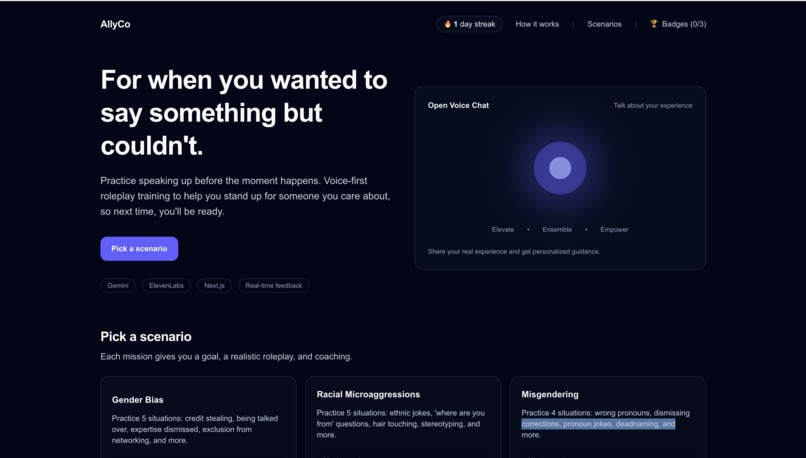 AllyCo – screenshot 1