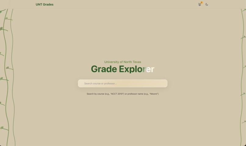 UNT Grades – screenshot 1