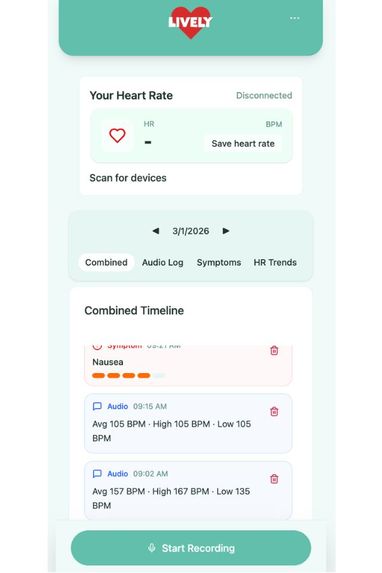 Lively Activity Tracker – screenshot 1
