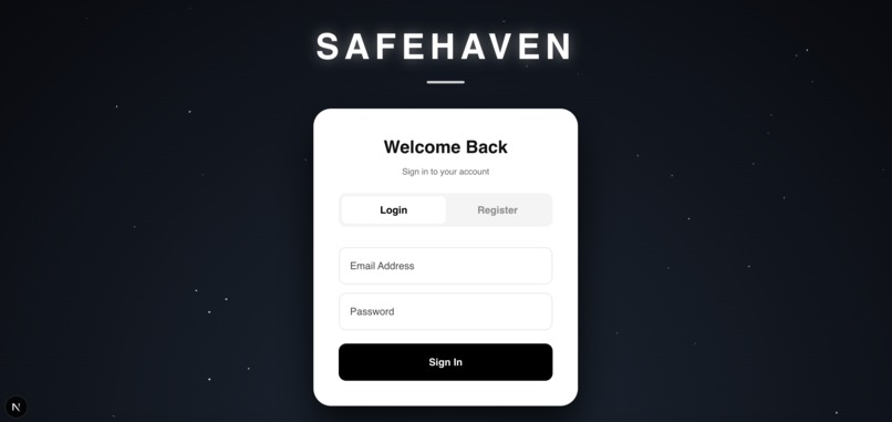SafeHaven – screenshot 1