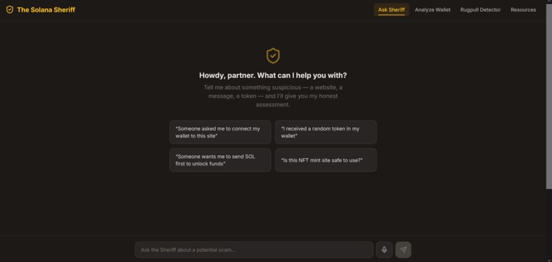 The Solana Sheriff – screenshot 1