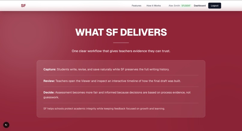 SF (Student Fingerprint) – screenshot 2