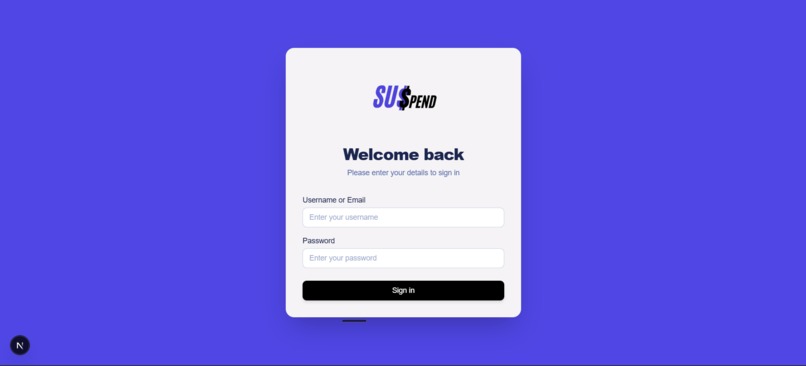 SUSpend – screenshot 1