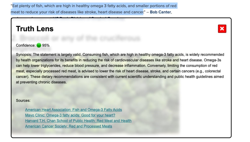 Truth Lens – screenshot 3