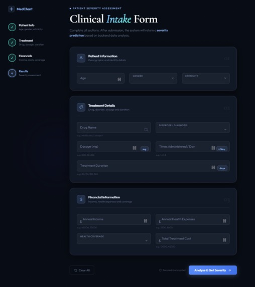 Drug Side Effects & Allergy Risk Prediction – screenshot 1