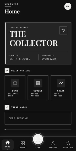 WearWise – screenshot 1