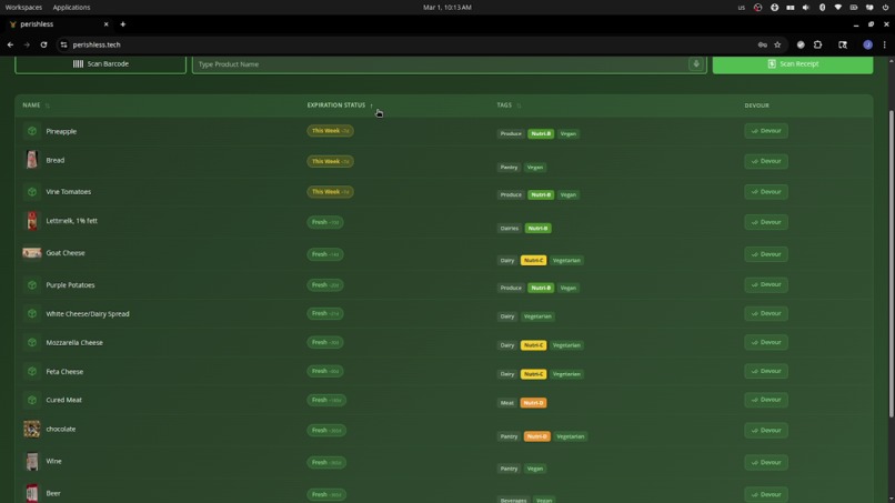 PerishLess – screenshot 1