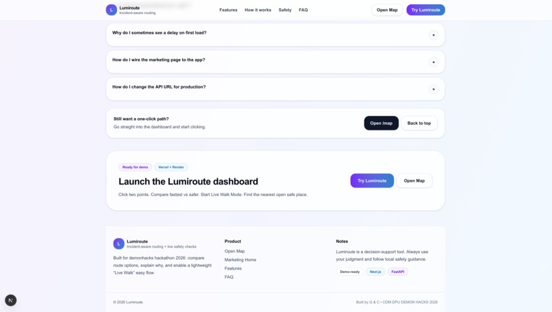 LumiRoute – screenshot 2
