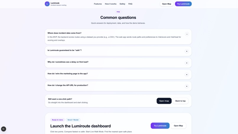LumiRoute – screenshot 4