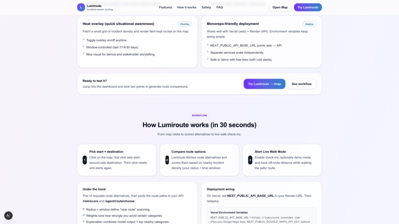 LumiRoute – screenshot 5