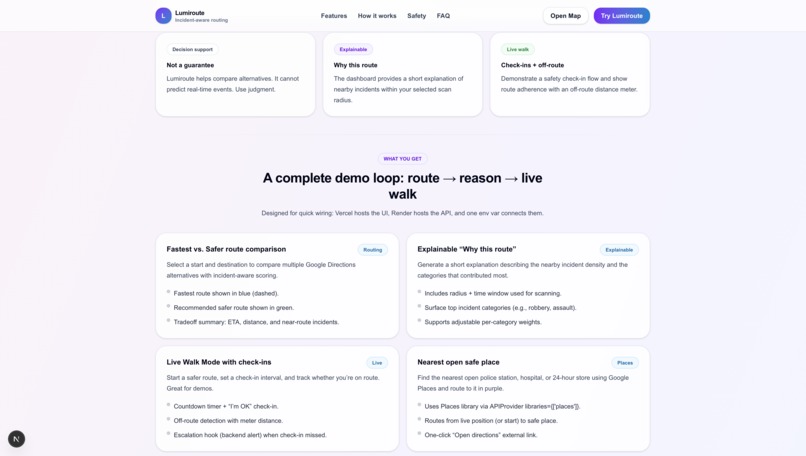 LumiRoute – screenshot 6
