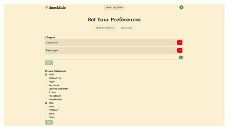 SnackSafe – screenshot 4