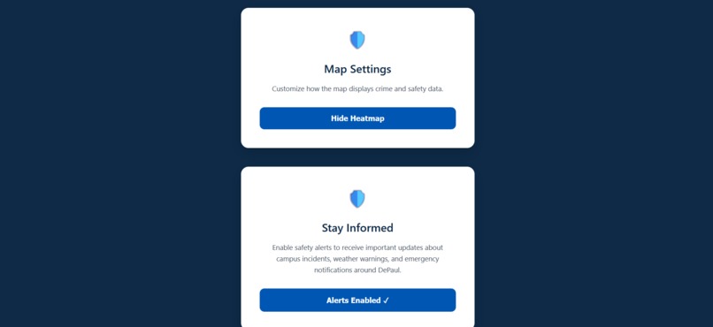 SafeBlue API – screenshot 2