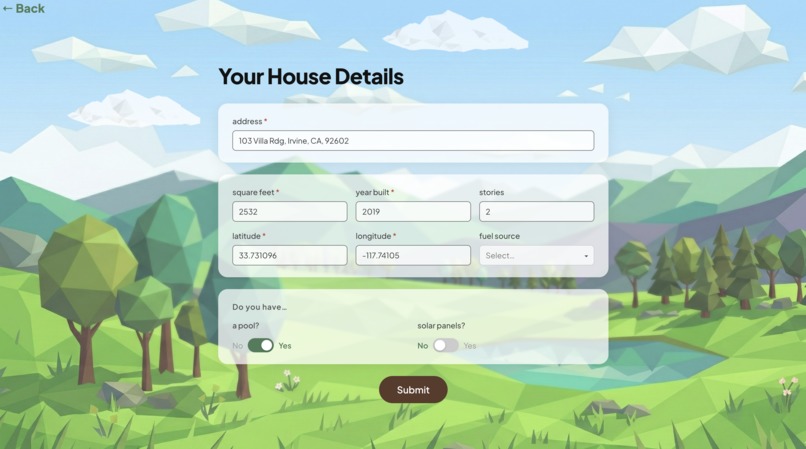 EcoValuate – screenshot 2