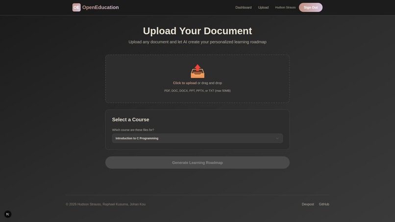 OpenEducation – screenshot 3
