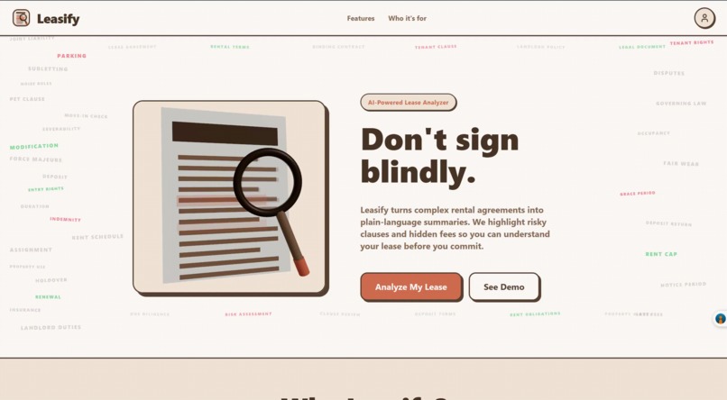Leasify – screenshot 1