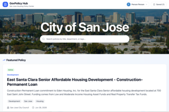 Affordable Housing Visibility: GovPolicy Hub
