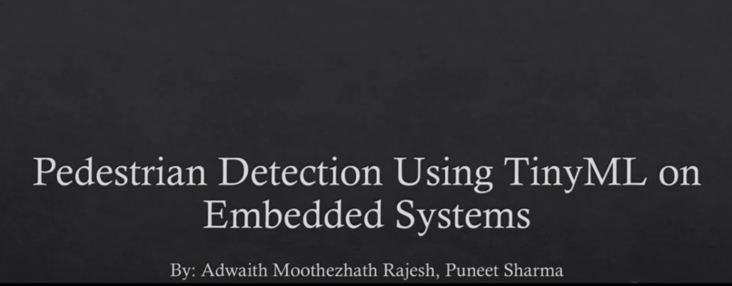 TinyML Pedestrian Detection on Microcontrollers – screenshot 1