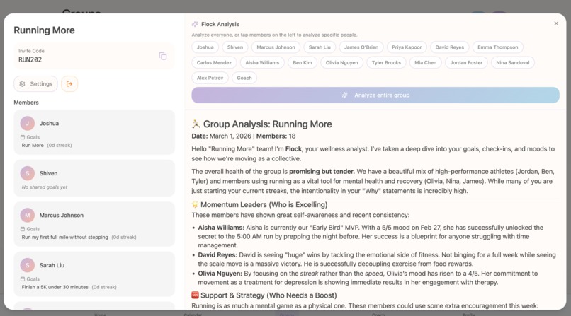 Flock – screenshot 3