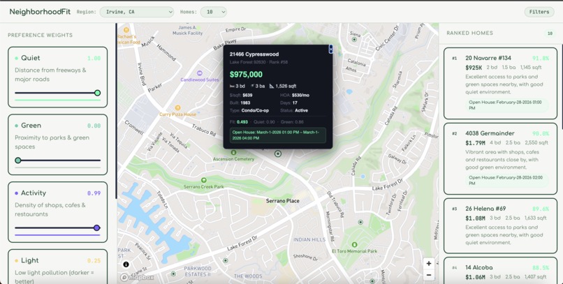 NeighborhoodFit – screenshot 4