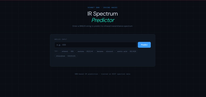 IR Spectrum Predictor – screenshot 1