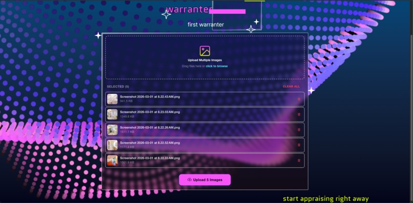 First Warranter – screenshot 4