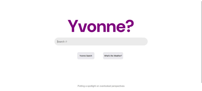 Yvonne Search - Research Portal – screenshot 1