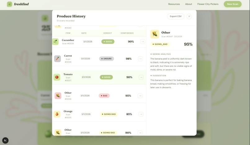 freshfind – screenshot 3
