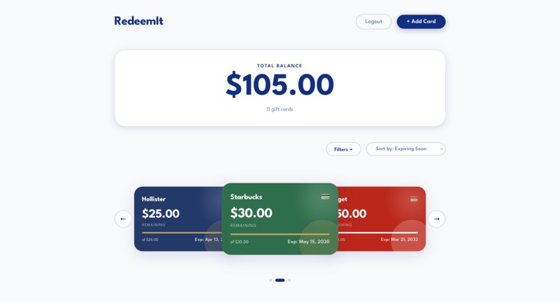 RedeemIt – screenshot 2