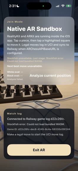 W(AR) CHESS  – screenshot 1