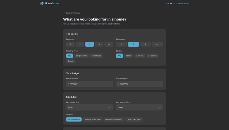 HomeScore – screenshot 3