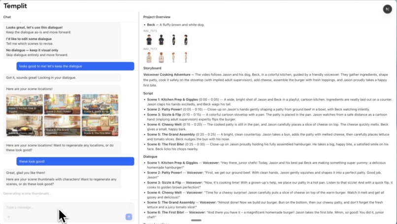 Templit – screenshot 2