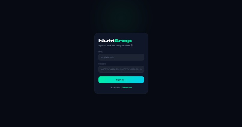 NutriSnap – screenshot 1