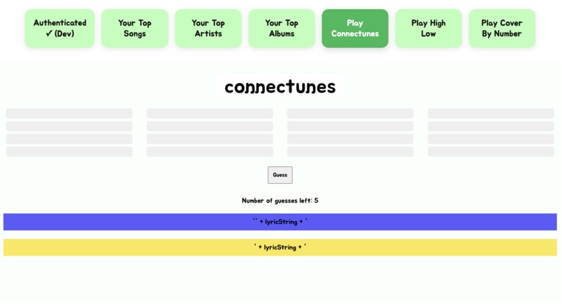 Connectunes – screenshot 2