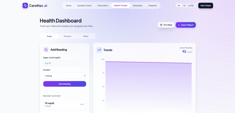 CareNav.ai – AI Health Companion – screenshot 5