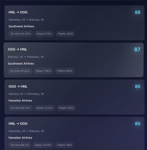 FlightIQ – screenshot 3