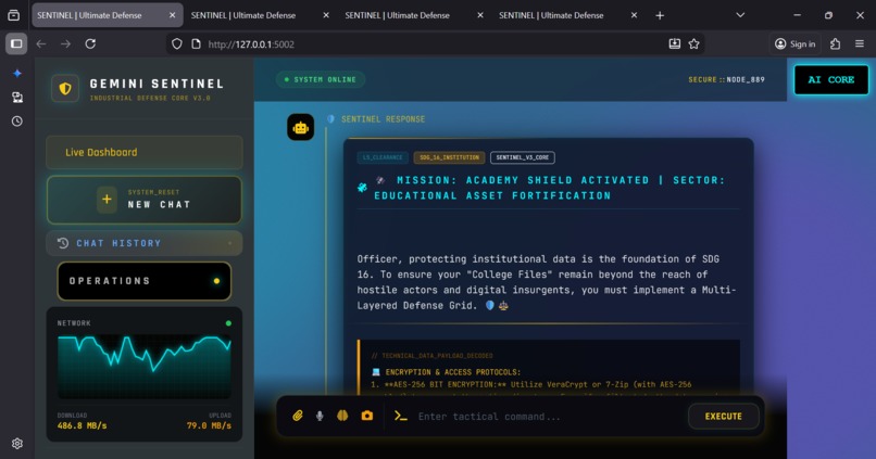 Gemini Sentinel: Global Security System SDG 16 _v3.1 – screenshot 3