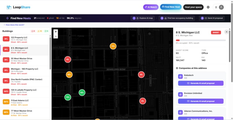 LoopShare — Revitalizing Chicago's Loop, One Desk at a Time – screenshot 7