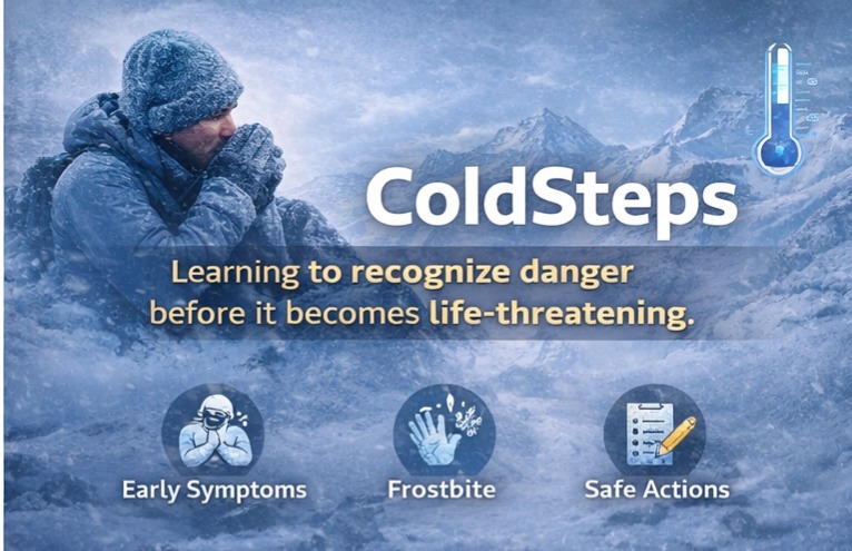 ColdSteps – Hypothermia & Cold Exposure Awareness – screenshot 1