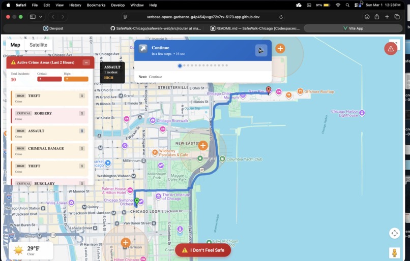 SafeWalk Loop – screenshot 6