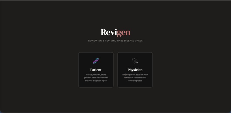 reviGen – screenshot 1