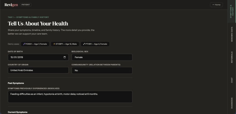 reviGen – screenshot 2