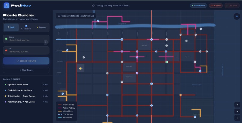 PedNav – screenshot 1