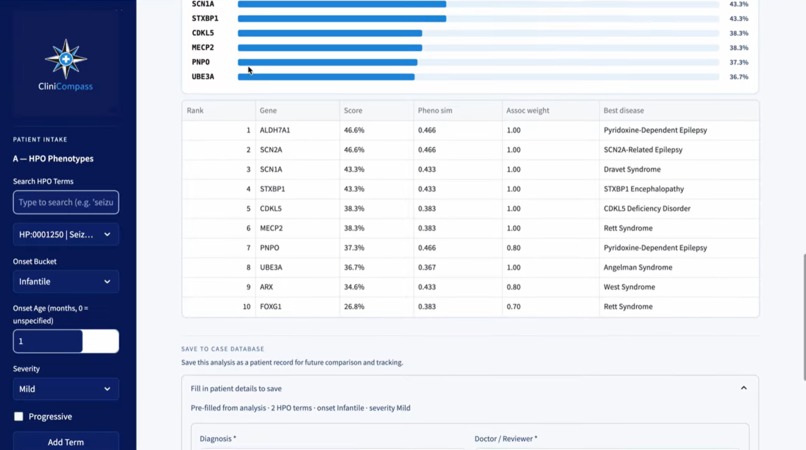 CliniCompass – screenshot 2