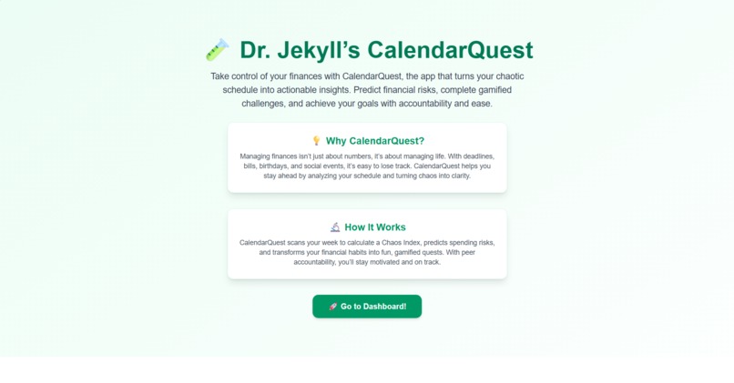 Dr. Jekyll’s CalendarQuest – screenshot 5